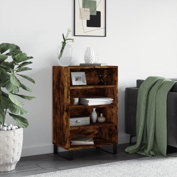 vidaXL Highboard Räuchereiche 57x35x90 cm Holzwerkstoff