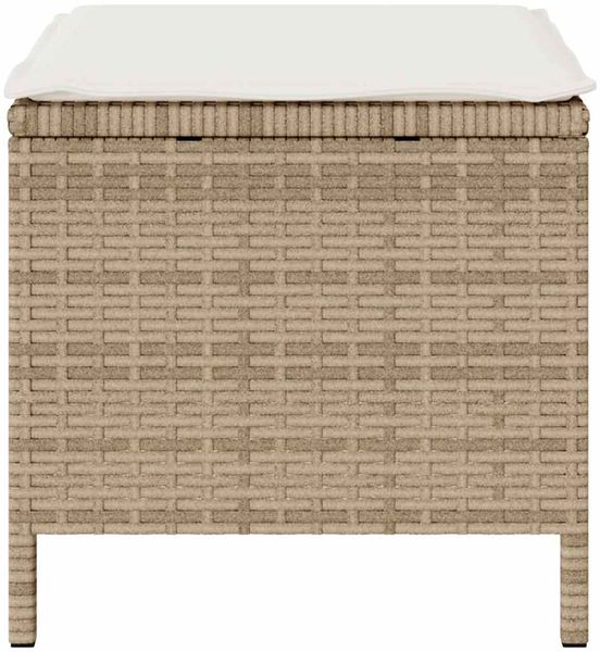 vidaXL Garten Essgruppe Beige Poly-Rattan 42007918 Bild 8