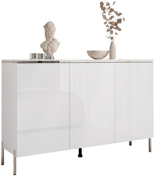 Lookway Kommode AURORA SILVER 3D mit Griffloses Öffnungssystem Bild 2
