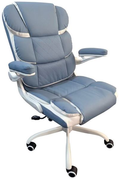 HTI-Living Drehstuhl Bürostuhl Jasper Kunstleder Blau (Stück, 1 St)