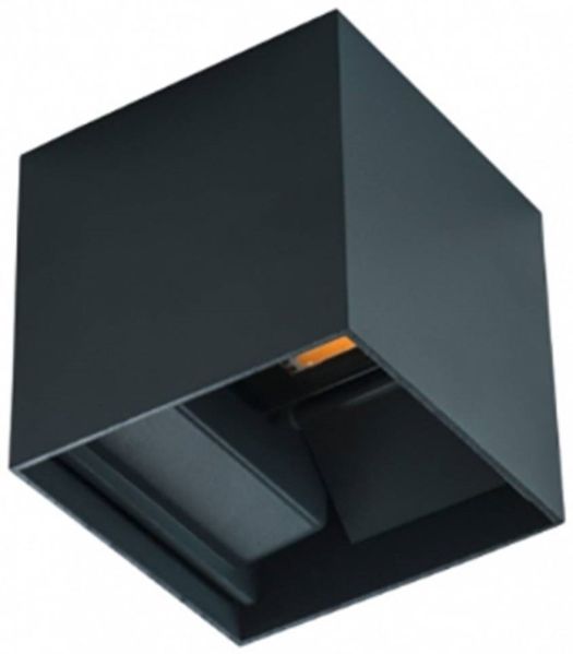 Kanlux Wandleuchte/Fassadenleuchte REKA LED EL 7W-L-GR schwarz 28990