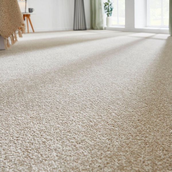 Andiamo Teppichboden Kräuselvelours Ines, rechteckig, Höhe: 8,5 mm, Uni Farben, Breite 400 cm, strapazierfähig & pflegeleicht