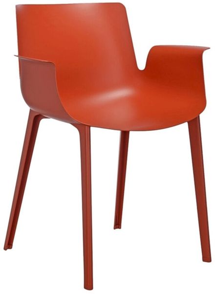Kartell Piuma Armlehnstuhl - rostbraun