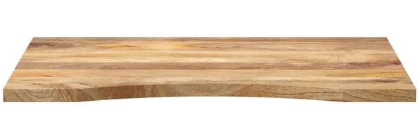 vidaXL Schreibtischplatte mit Aussparung 90x60x2,5 cm Massivholz Mango 370200 Bild 3