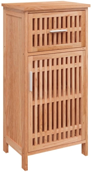 vidaXL Badschrank 42x29x82 cm Massivholz Nussbaum 350354