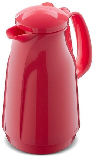 ROTPUNKT Isolierkanne 1,5 Liter Glaseinsatz I hochwertig I langlebig I 24 Std heiß, 1.5 l, (Kaffeekanne I Teekanne), Glaskolben aus doppelwandigem Rosalin-Glas