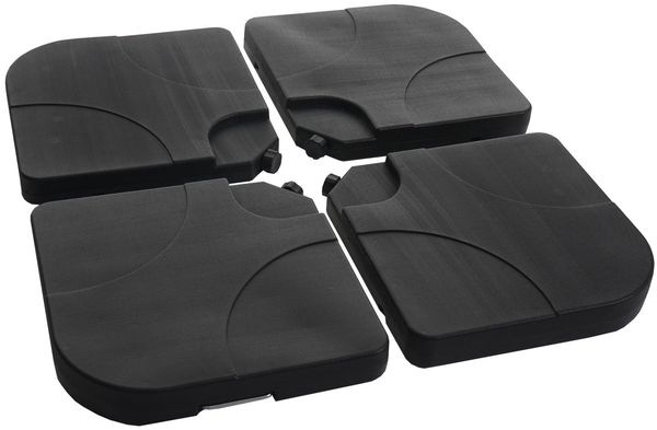 Gastronomie-Ampelschirm HWC-A96, Sonnenschirm 3x3m (Ø4,24m) Polyester Alu/Stahl 23kg ~ türkis mit Ständer Bild 5