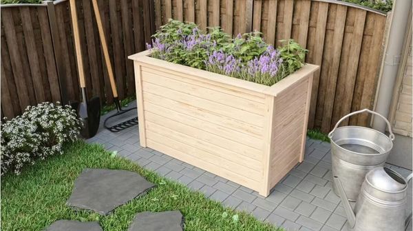 Karibu Hochbeet 1 in 2 Farben lieferbar naturbelassen