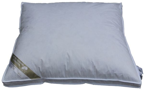Betten Hofmann Sibiria Kopfkissen Federkissen Polster mit Außensteg 80x80 1200g