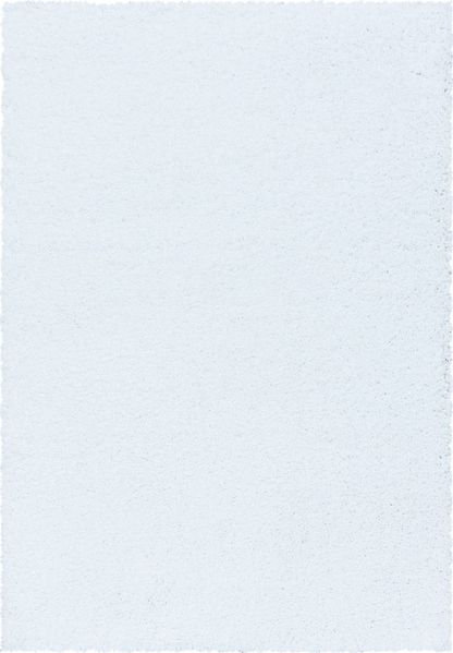 Hochflor Teppich Sima rechteckig - 140x200 cm - Weiß