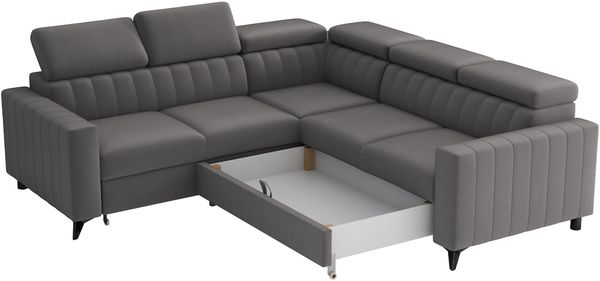 Ecksofa Kiarge 2R2 (Farbe: Velluto 18) Bild 4