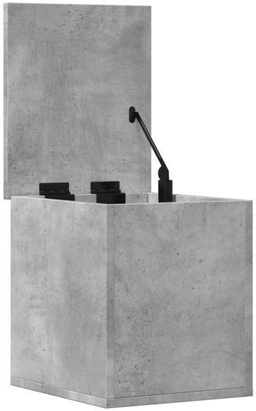 vidaXL Truhe Betongrau 30x35x35 cm Holzwerkstoff 840670 Bild 7
