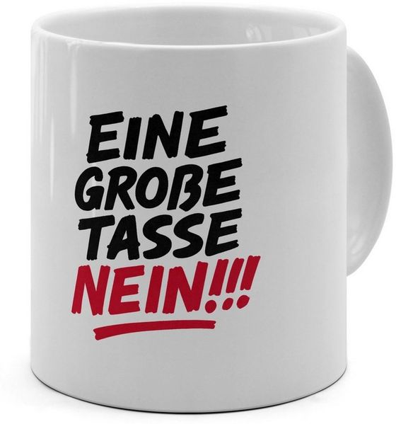 PhotoFancy Tasse mit lustigem Spruch 'NEIN' - Sprüchetasse, Tasse Jumbo XL