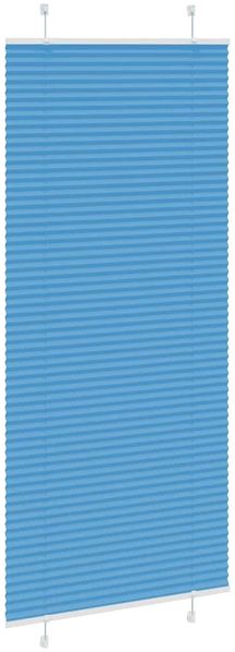 vidaXL Plissee Blau 95x200 cm Stoffbreite 94,4 cm Polyester 4015210 Bild 4