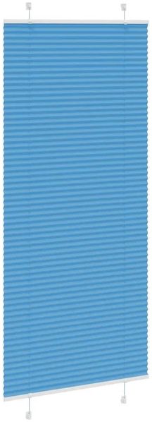 vidaXL Plissee Blau 95x200 cm Stoffbreite 94,4 cm Polyester 4015210 Bild 3