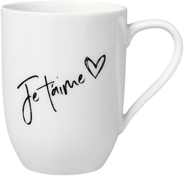 Villeroy & Boch Statement Becher mit Henkel Je t Aime