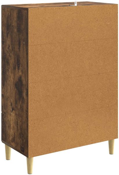 vidaXL Sideboard Geräucherte Eiche 66 x 34,5 x 95 cm Holzwerkstoff 895130 Bild 7