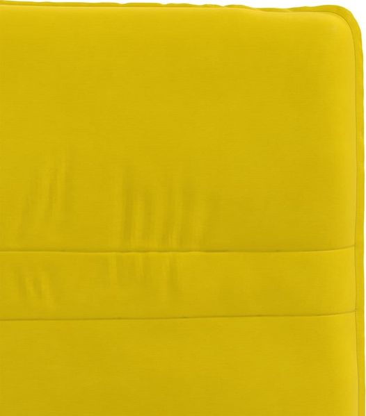vidaXL Esszimmerstühle 4 Stk. Gelb Samt 3315351 Bild 7