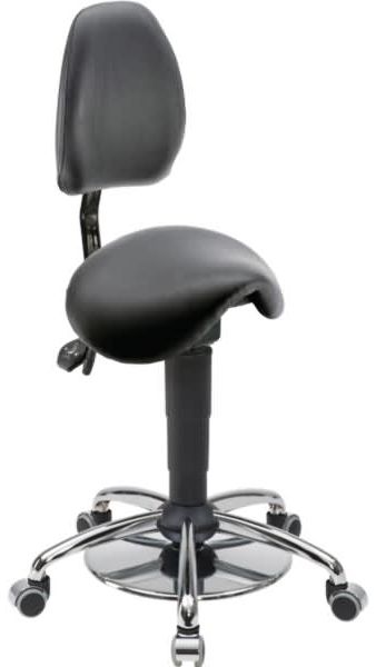 meychair Hocker 4147 A4R-MED-TR-KL2-FG/11-38 Rollen schwarz
