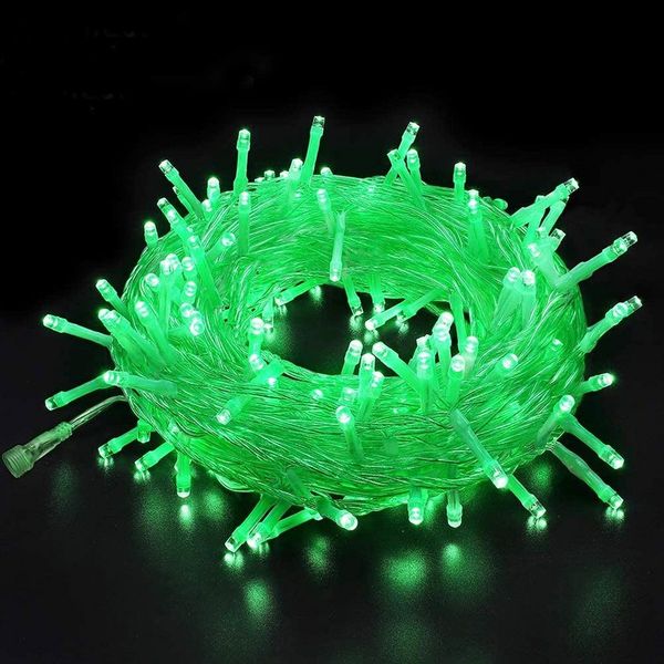 Sunicol Lichterkette 10-100M 8 Modi Lichterkette mit Stecker, für DIY Schlafzimmer Party Garten Hochzeit Deko