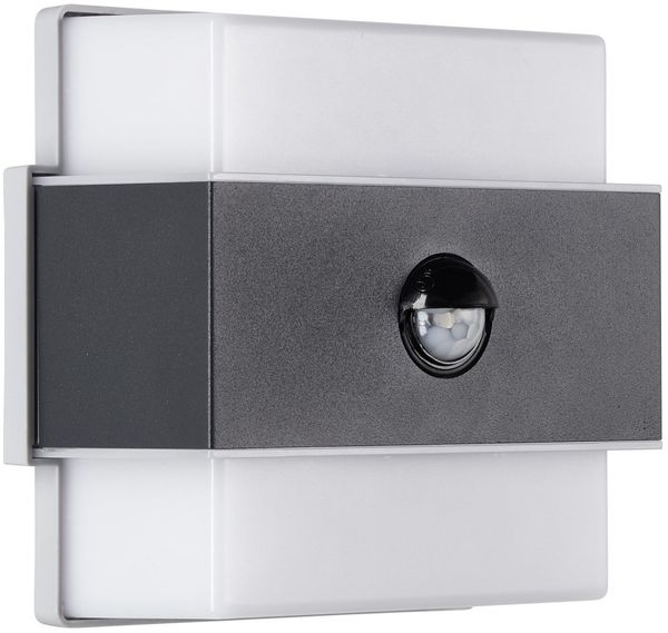 Brilliant Leuchten No. G96388-63 LED Außenwandleuchte Archie IP44 anthrazit 4000K Sensor