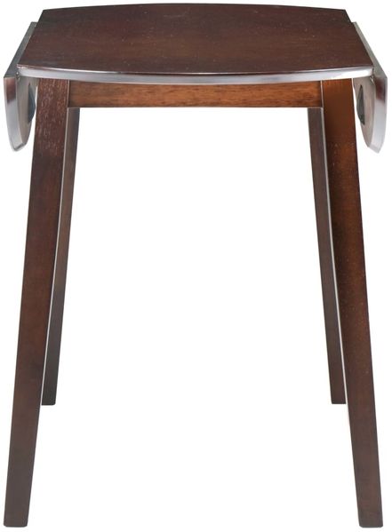 vidaXL Esstisch Klappbar Rund MDF Braun 245367 Bild 3