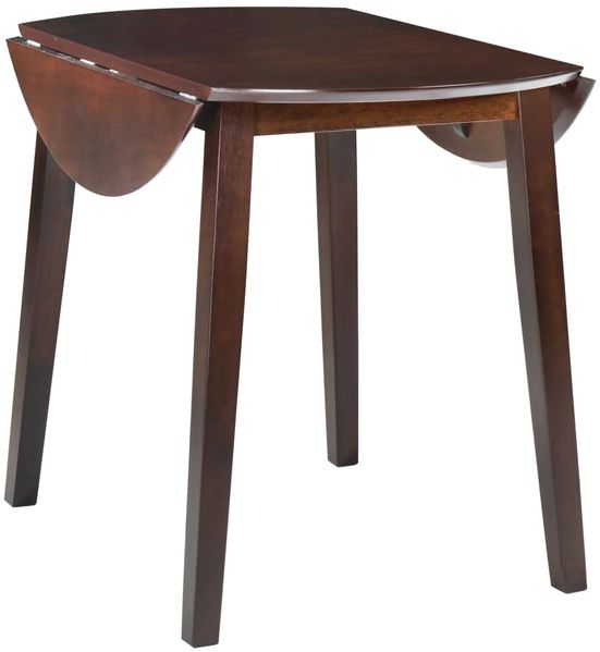 vidaXL Esstisch Klappbar Rund MDF Braun 245367 Bild 2