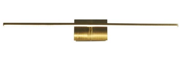 Licht-Erlebnisse Wandleuchte CLIFFREY, LED fest integriert, Warmweiß, LED Metall B: 41 cm IP44 in Messing länglich warmweiß 3000 K 433 lm