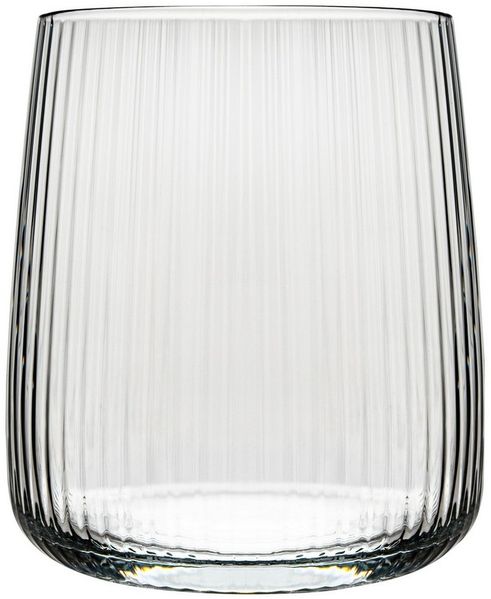 KONZEPT Gläser-Set 6 teilig, Trinkgläser Geriffelte 320 ml, Wassergläser, 6-tlg, Set 6 teilig, 320 ml, spülmaschinenfest