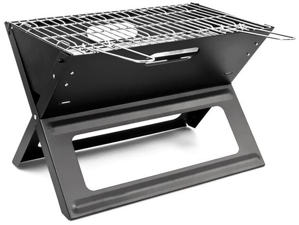 Relaxdays Klappgrill tragbar mit Kohleschale