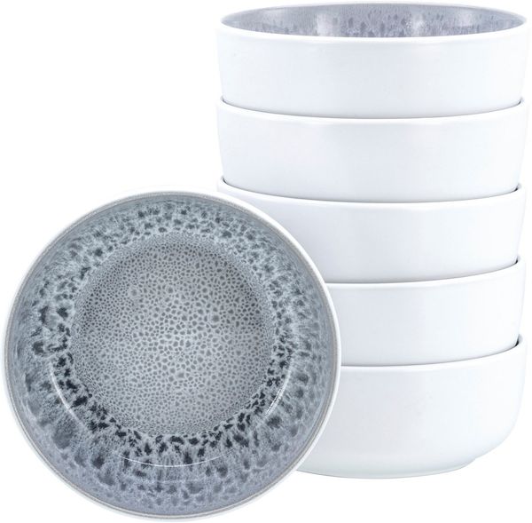 OTTO home Müslischale modernes Schüssel-Set Lykk, Geschirr-Set, Bowl, Steinzeug, (Set, 6-tlg), hohe Haltbarkeit, spülmaschinen- & mikrowellengeeignet, Reaktivglasur