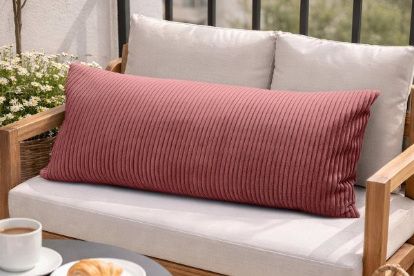 Amilian Dekokissen 40x80 cm mit Füllung - Sofakissen, Zierkissen - Couchkissen, 1 Stück - weich, formstabil, pflegeleicht und waschbar