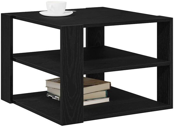 vidaXL Couchtisch Schwarze Eiche 58 x 58 x 40 cm Holzwerkstoff 862608 Bild 3