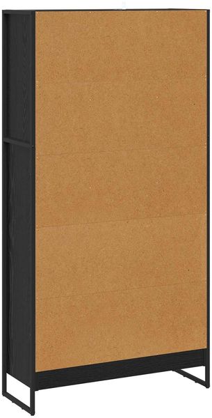 vidaXL Bücherregal 80 x 30 x 155 cm Holzwerkstoff Schwarz Eichen-Optik 3403004 Bild 7