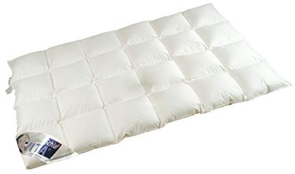 Vitaschlaf® Daune DE Luxe 90% Sibirische Land Daunendecke Wärmestufe 4 medium (155x220 cm) Bild 1