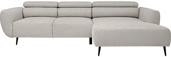 WERK2 Ecksofa Alisson, mit elektrischer Sitztiefenverstellung, L-Form, Breite 277 cm, Alisson – flexibler Komfort mit modernem Design und smarten Details.
