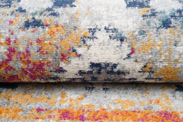 Tapiso Läufer LAZUR, rechteckig, Höhe: 8 mm, Meterware Kurzflor Flur Wohnzimmer Schlafzimmer Modern Meliert Bild 3
