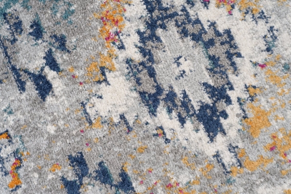 Tapiso Läufer LAZUR, rechteckig, Höhe: 8 mm, Meterware Kurzflor Flur Wohnzimmer Schlafzimmer Modern Meliert Bild 2