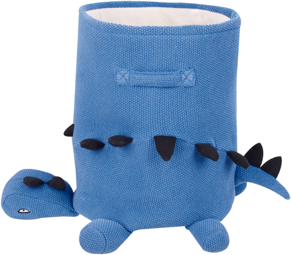 Kinder Aufbewahrungskorb Dinosaurier BAGNU Baumwolle Blau
