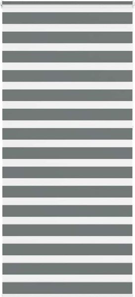 vidaXL Doppelrollo Dunkelgrau 115x230 cm Stoffbreite 110,9 cm Polyester 4014186