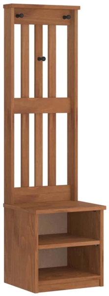 vidaXL Garderobenständer SANDNES 45x40x159,5 cm Massivholz Kiefer 4010478