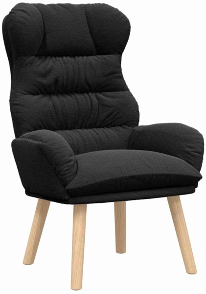 vidaXL Sessel Schwarz 69 x 74 x 93 cm Sherpa-Stoff 42001884