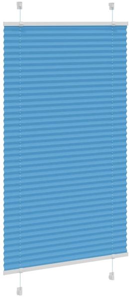 vidaXL Plissee Blau 75x100 cm Stoffbreite 74,4 cm Polyester 4015172 Bild 3