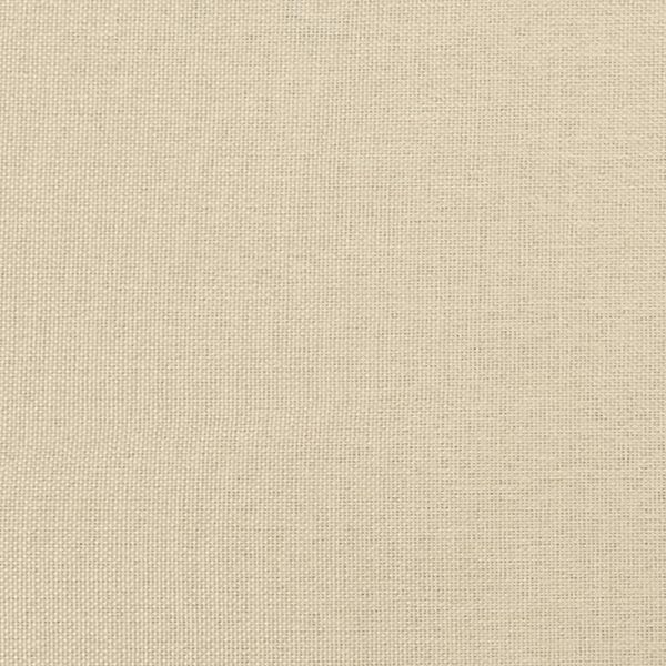 vidaXL Boxspringbett mit Matratze Creme 90x200 cm Stoff 3285107 Bild 11