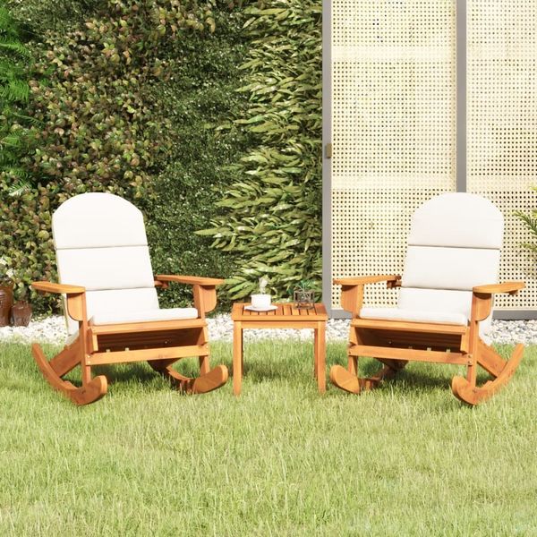 vidaXL 3-tlg. Garten-Lounge-Set Adirondack Massivholz Akazie 3152128