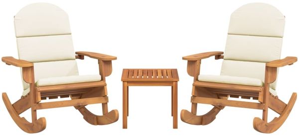 vidaXL 3-tlg. Garten-Lounge-Set Adirondack Massivholz Akazie 3152128 Bild 3