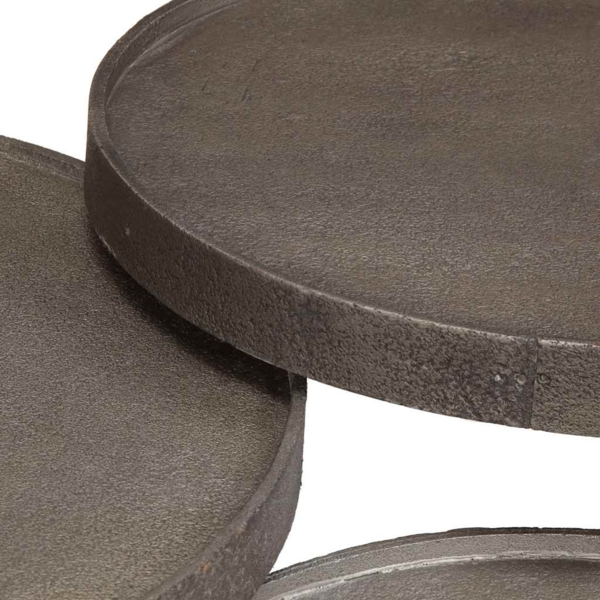 vidaXL Couchtisch 3 Stk. Silbern Holzwerkstoff 373641 Bild 6