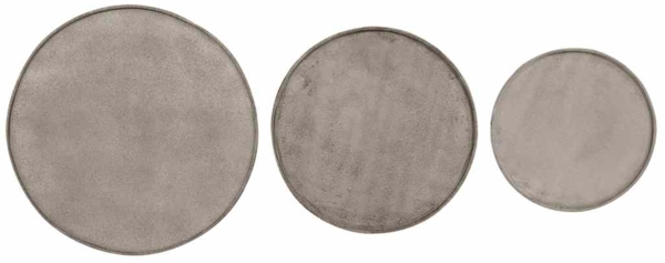 vidaXL Couchtisch 3 Stk. Silbern Holzwerkstoff 373641 Bild 5