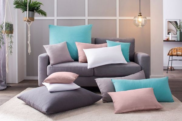 OTTO home Kissenbezüge Cremona2, (2 Stück), Kissenbezug in diversen Größen, STANDARD 100 by OEKO-TEX® zertifiziert