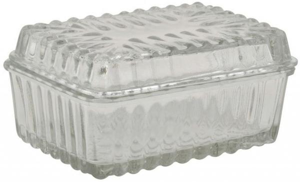 Ib Laursen - Kleine Butterdose aus Glas (8364-00) Butterschale Butterglocke